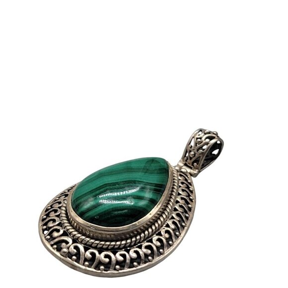 Doug Paulus Sterling Teardrop Pendant DP 925 India Teardrop Shaped - Picture 12 of 16